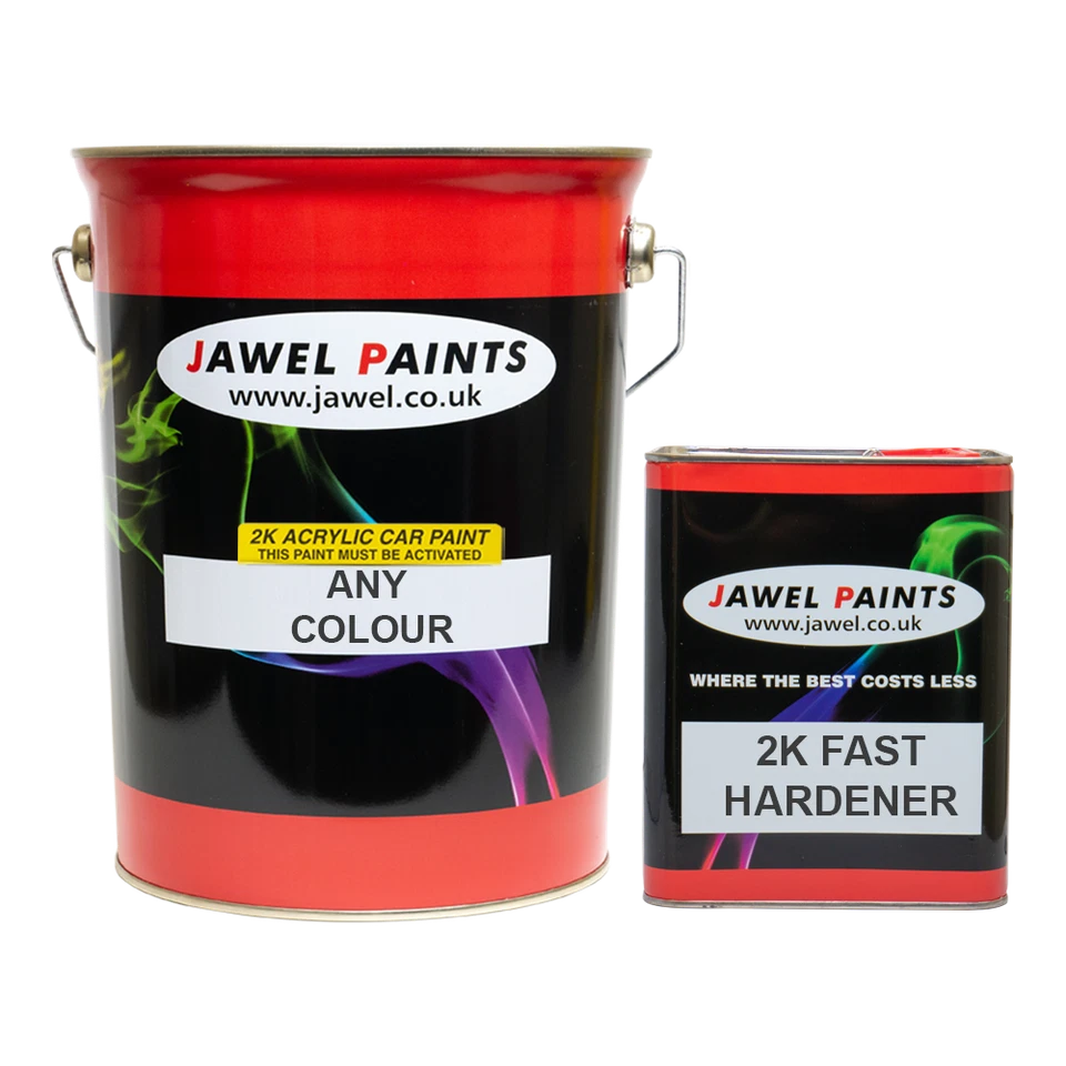 JAWEL PAINTS 2K Acrylic Paint - 7.5 Litre Kit - Any Solid RAL Colour - Gloss Finish