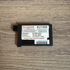 Bendix King KLN 89B GPS Data Card