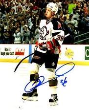 Signed  8x10 MATTHEW BARNABY Buffalo Sabres  Photo - COA