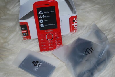 NEW Red Supreme BLU Burner Phone (Unlocked) FW19 | eBay