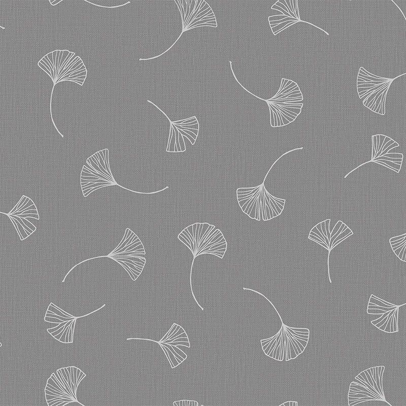 PVC Tischdecke Ginko grau Meterware Wachstuch Eckig Breite & Länge wählbar  - Bild 2 von 3