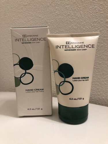 NIB Arbonne Intelligence Not So Basic Hand Cream 4.3 oz w/pump New Old Stock - Picture 5 of 7
