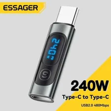 USB C 3.0 OTG Adapter Type C To Type C PD 240W Digital Display Data For Macbook