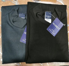 Lupetto uomo MABRAT caldo cotone garzato maglia intima mezzo collo termico