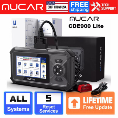 MUCAR CDE900 LITE Full System All-make OBD2 Car Diagnostic Tool Auto Scanner