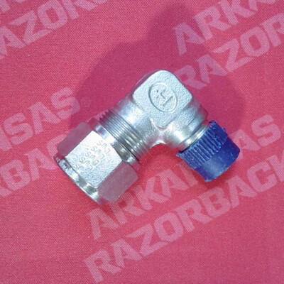 Hoke  1/2'' Tube OD x 1/4'' NPT Male Pipe 90° ELBOW CONNECTOR 316 Stainless Steel