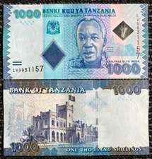 Tanzania 1000 Shillings ND 2020 P-41 Banknote World Paper Money UNC