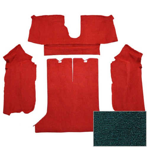 1984-89 Chevrolet Corvette Coupe Rear Cut-pile Carpet! - Bild 4 von 109