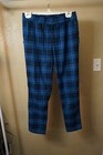 Arizona Jean Co medium women blue plaid elastic waist leggings  — photo 2