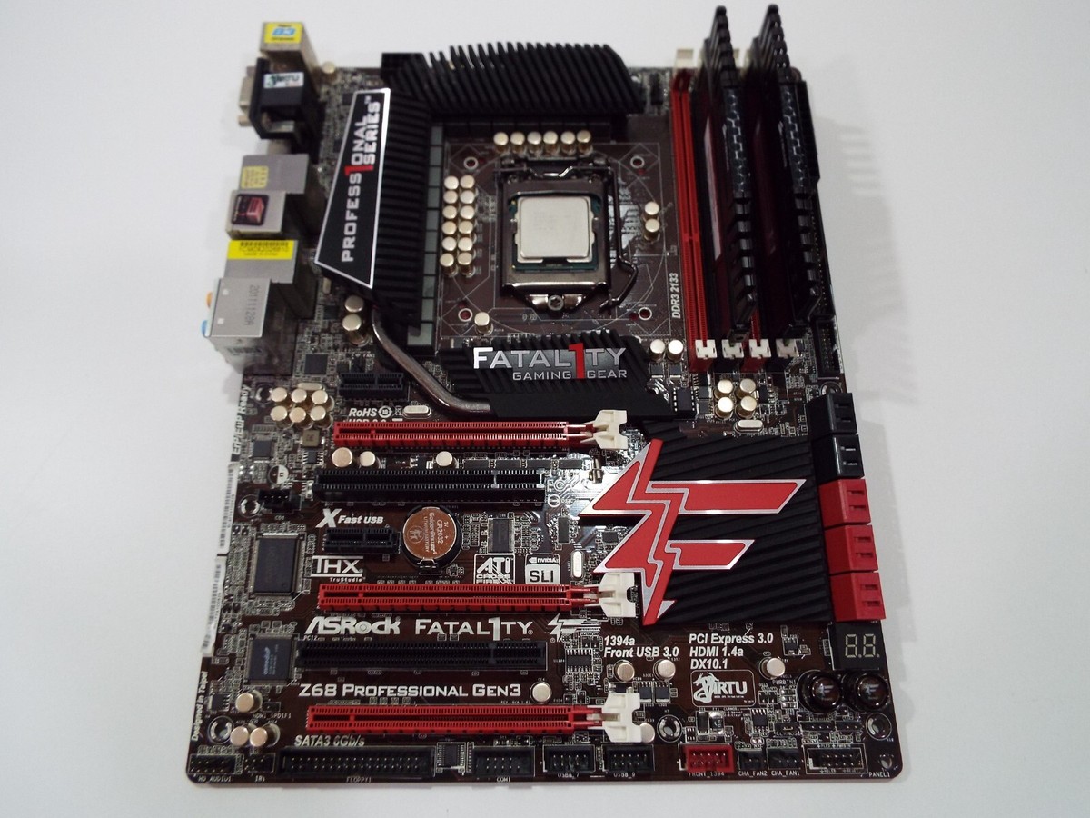 Asrock FATAL1TY Professlonal,CPU,メモリファン付 ASRock FATAL1TY Z68 PROFESSIONAL LGA1155 Motherboad + CPU i7