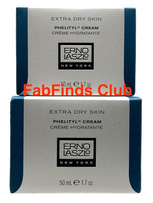 2x Erno Laszlo Phelityl Cream for Extra Dry Skin 1.7oz/50ml  Exp. 04/2028 Sealed