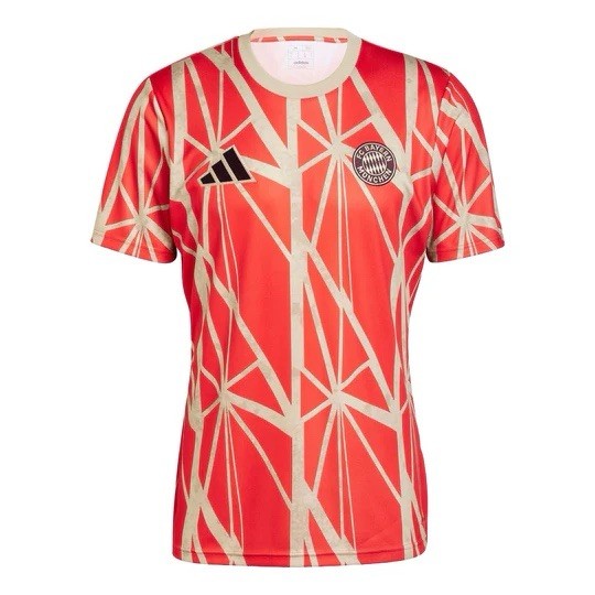 Adidas Bayern Munich FC Pre-Match Training Shirt 24/25 Red Jersey
