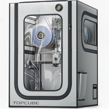 3D Printer Enclosure for Bambu Lab A1 Combo, Stainless Steel Frame Enclosure wit