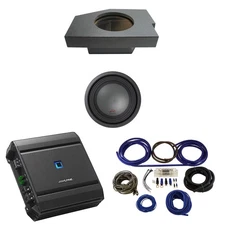 Fits 02-15 Dodge Ram Quad / Crew Alpine R-W10D4 Single 10 Rhino Sub Box & S-A60M