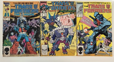 Lot Of 3 Marvel TRANS FORMERS Comic Books From The 1980 s