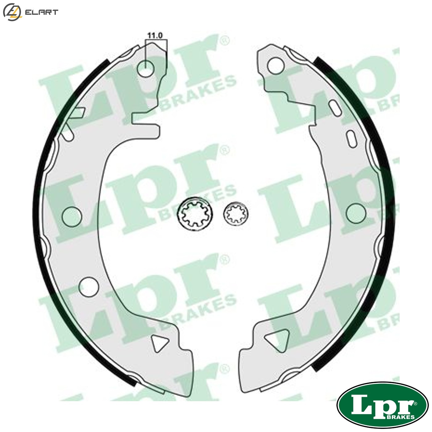 BRAKE SHOE SET 04920 FOR RENAULT EXTRA/Van/Box/Body/MPV EXPRESS 19/Mk/II/� 1.8L