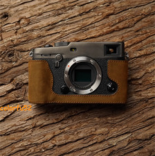 Genuine Leather Half Case For Fujifilm X-PRO3 Camera Retro Cover Insert Handmade