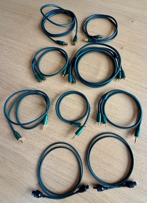 AudioQuest Kabel-Paket (9 Stk.)   Forest & Evergreen   Top-Zustand wie neu!