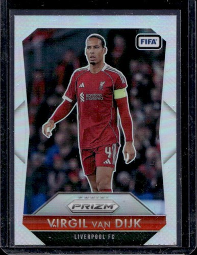 2025-26 Panini Prizm FIFA Virgil van Dijk 2015 Flashback Silver Prizm #10