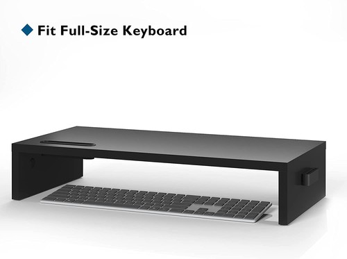 BONTEC Monitor Stand Riser, Wooden Desk Riser for Monitor and Laptop, 540mm - Picture 2 of 5