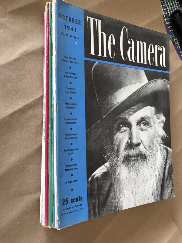 Lot of (5) 1941-42 The Camera Magazines