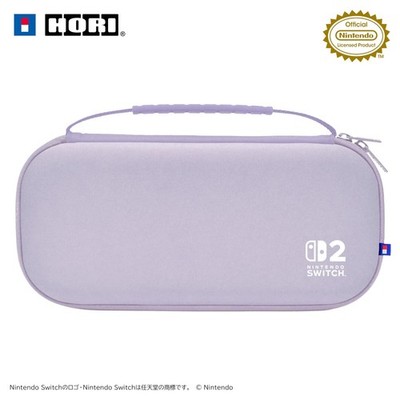 HORI Slim Hard Pouch Plus Nintendo Switch 2 Pastel Purple NSX-079 10 Slots Japan