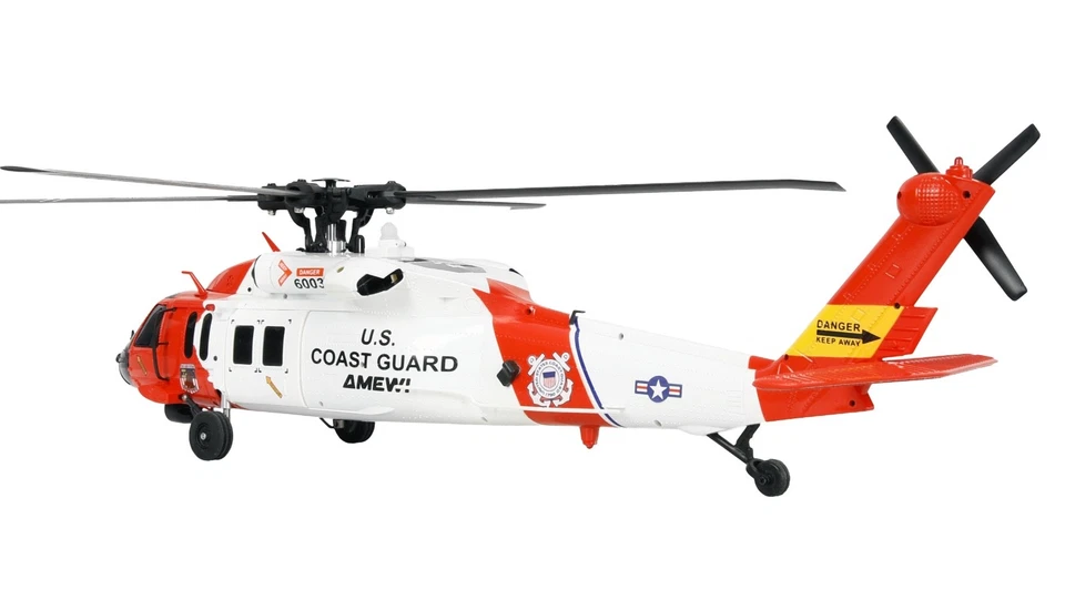 UH60 BLACK HAWK COASTGUARD HELIKOPTER 6G/3D RTF AMEWI 25366 - Bild 4 von 4