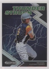 2022 Panini Prizm Draft Picks Thunderstruck Silver Cutter Coffey #TH-CC s1i