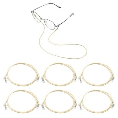 Glasses Strap [6pcs] - Eye Glasses Holders Around Neck  - [White - 27.6 IN]