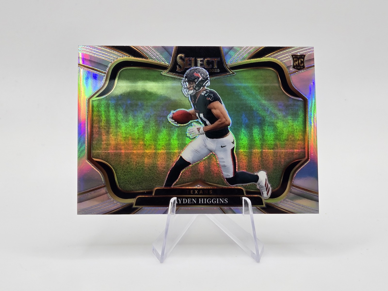 Jayden Higgins 2025 Panini Select RC Field Level Silver Prizm SP #436