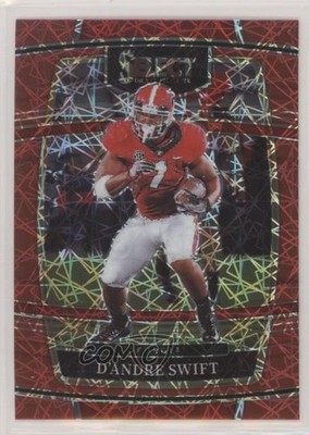 2022 Panini Select Draft Picks Concourse Red Lazer Prizm D'Andre Swift #35 0v2t