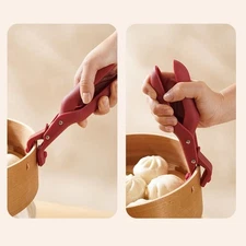 Bowl Spoon Dish Clamp Pot Pan Gripper Clip Hot Dish Plate Bowl Clip Tongs