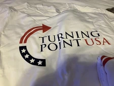 Turning Point USA TShirt, Charlie Kirk Shirt, Rest in Peace Charlie Large Unisex