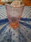 Pink Coronation Depression Glass 5" Tumbler