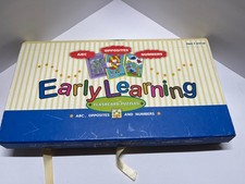 SpiceBox Early Learning Flashcard Puzzles - ABCs - Opposites - Numbers-Boxed Set