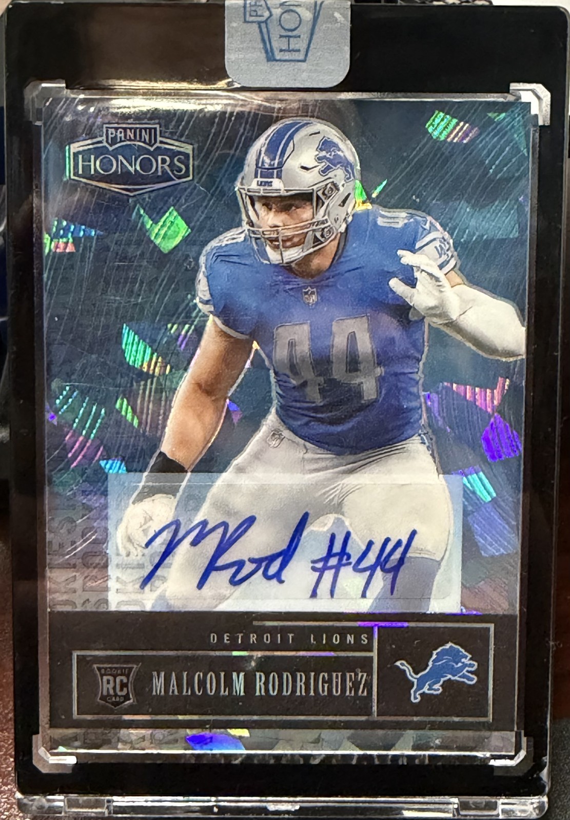 Malcolm Rodriguez Panini Honors #53 Signature-Blue