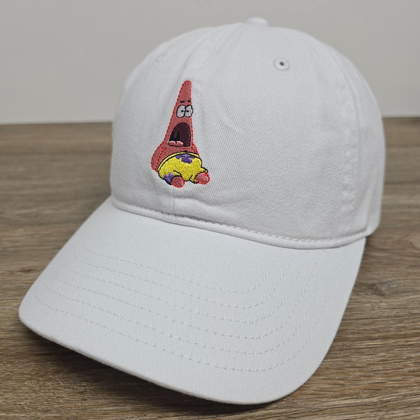 Spongebob Squarepants Hat Patrick Star White Adju… - image 1