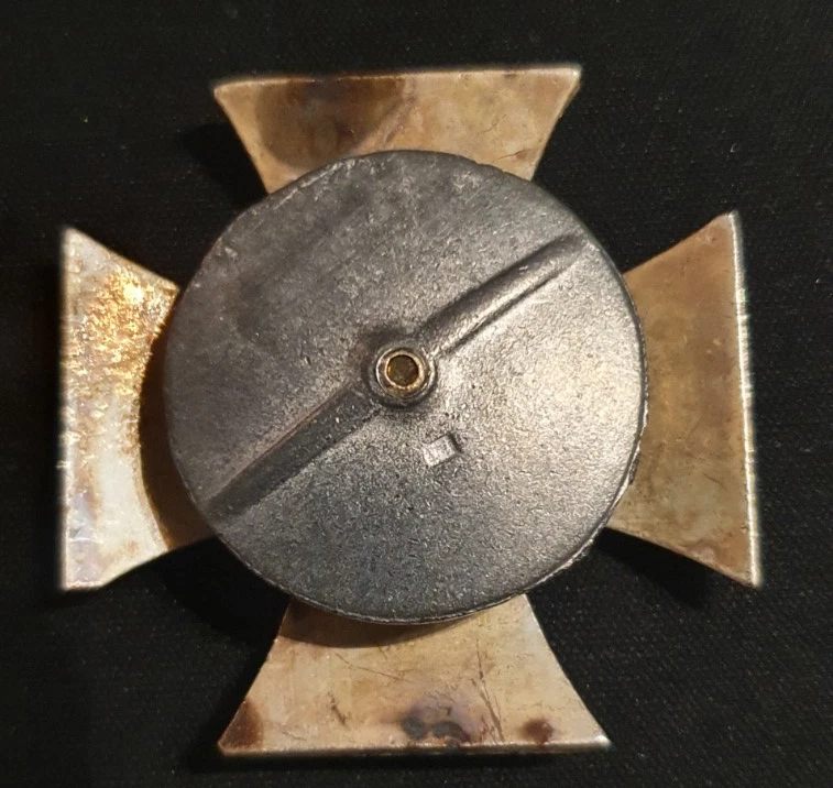 Eisernes Kreuz,  EK1 1914, geschraubt, Scheibe, stark gewölbt - Bild 2 von 2