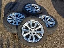 BMW 5 Series F10 F11 Genuine Style 236 Alloy 17" Wheels & Tyres 225/55 R17