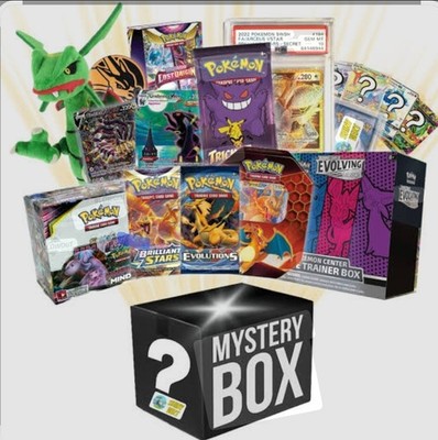 Pokemon $199 Mystery Box - Graded Cards, Booster Packs, Sealed Products   