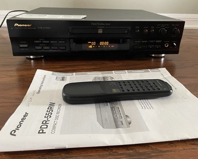 Pioneer PDR-555RW Digital Recording System CD Recorder Black, w