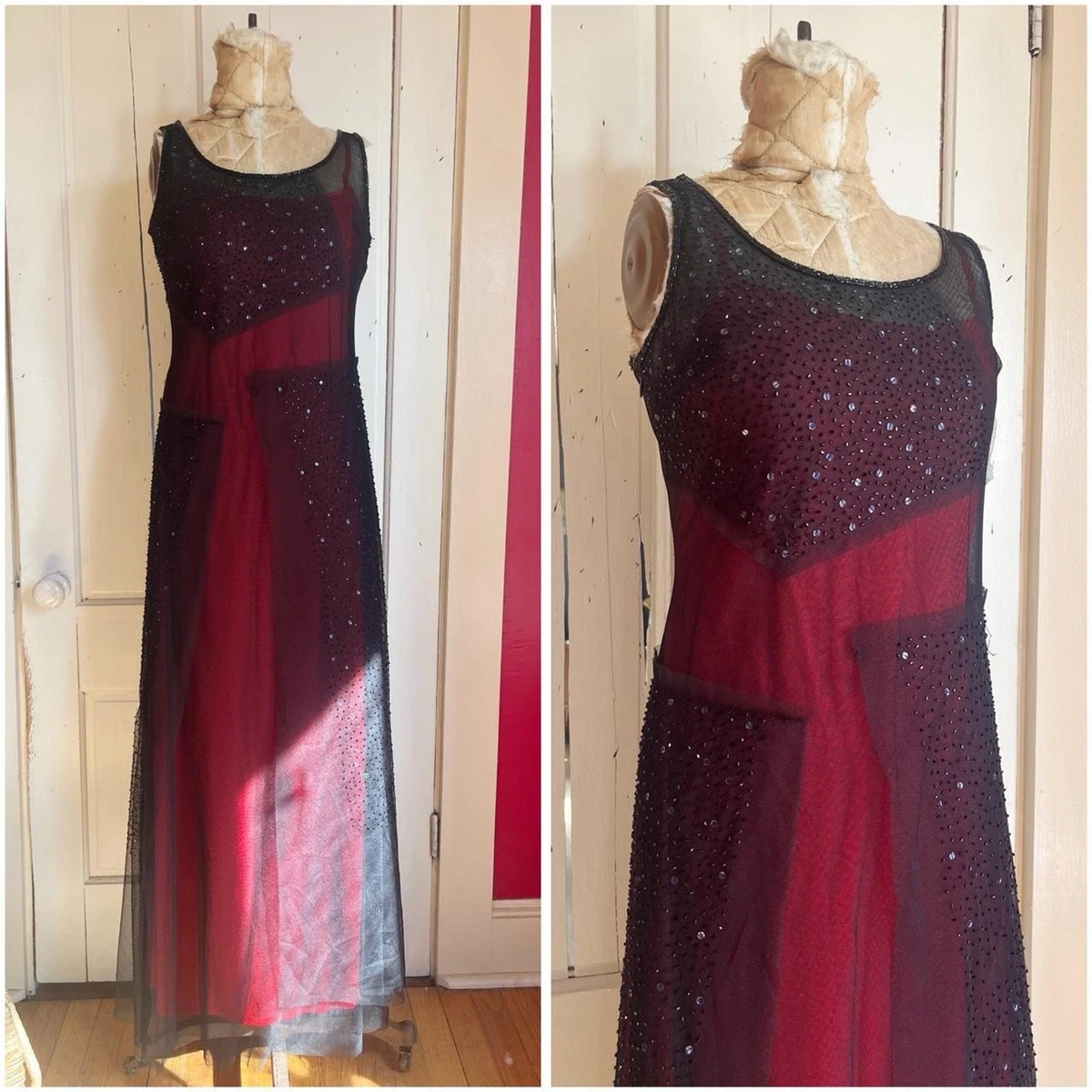 ebay burgundy prom dress Burgundy Backless Spaghetti Straps V-neck Long Prom Dresses, Evening Dresses,  MP122 – Musebridals main image 1