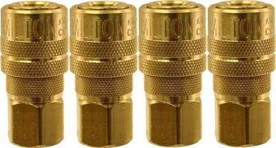Milton 715 1/4'' FPT M-Style Coupler Pack of 4