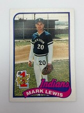 #222 Mark Lewis [Rookie] Indians/Guardians 1989 Topps Baseball Card NM. rookie card picture
