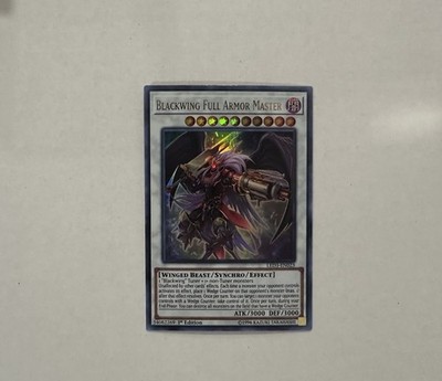 Yugioh Blackwing Full Armor Master LED3-EN023 Ultra Rare 1st Ed NM