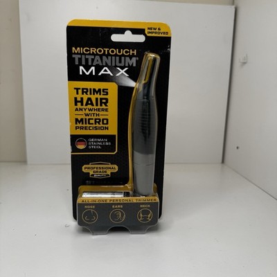 MicroTouch Titanium Max Precision Grooming Trimmer with LED Light