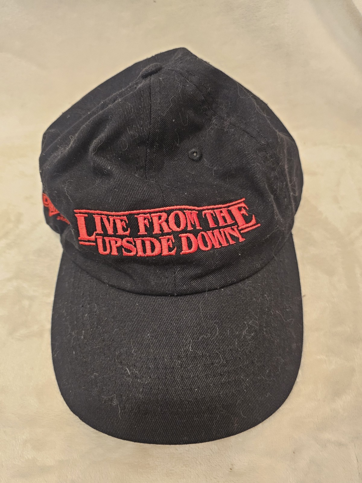 Stranger Things Black Red Adjustable Trucker Cap … - image 1