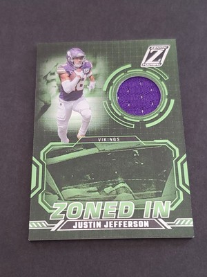 Justin Jefferson 2024 Zenith Football Zoned In Relic #ZI-JJN