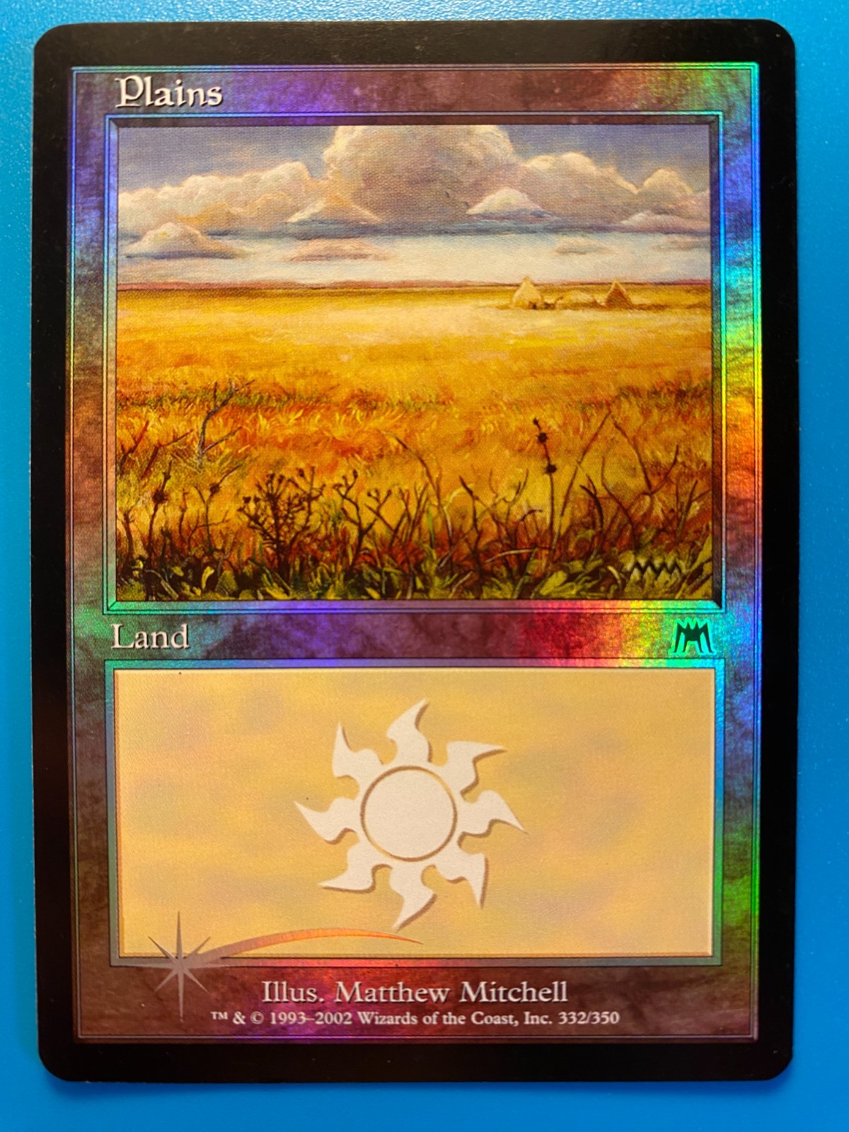 MTG 1x FOIL Plains # 332 Onslaught Pauper Magic the Gathering Card x1 NM