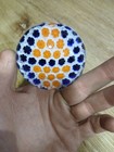 Vintage Large Murano Multicolor Millefiori Glass Paperweight AVEM 3” — photo 4